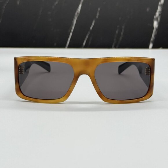 NEW SAINT LAURENT SL635 ACETA 005 SUNGLASSES UNISEX SQUARE HAVANA SL635 005 - Picture 2 of 8